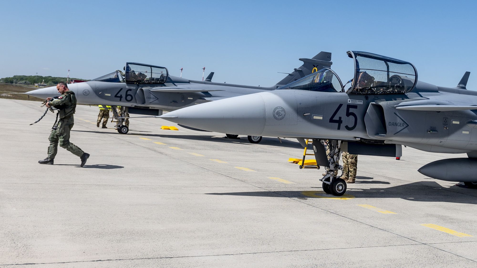 Gripen vadászgépeket kap Ukrajna